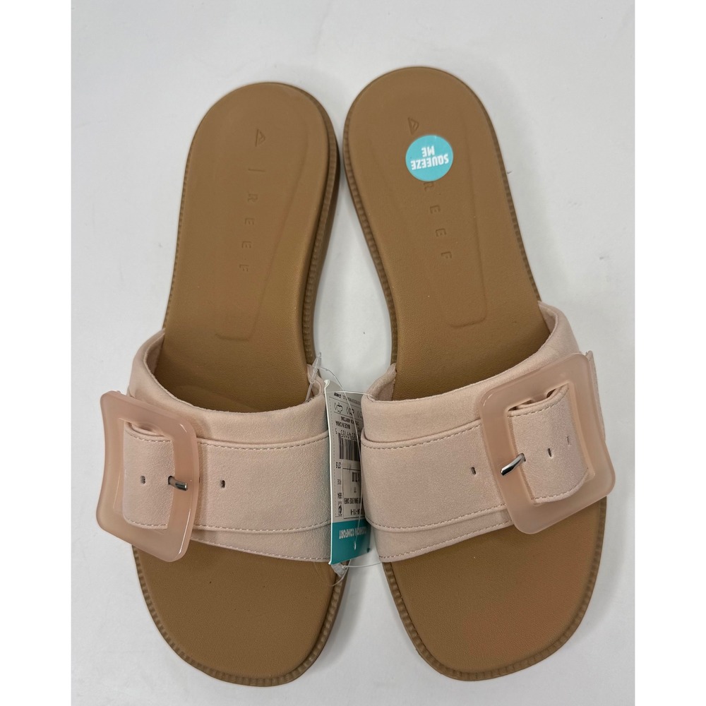 REEF Women's Sunny Emma Slide Sandals Cameo Rose Size 11 NWT - Picture 2 of 6